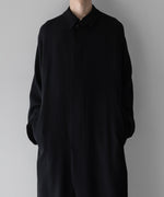 画像をギャラリービューアに読み込む, 【INTÉRIM】インテリムのFLUID WOOL TRICOTINE SINGLE RAGLAN COAT - BLACK公式通販サイトsession福岡セレクトショップ
