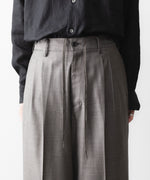 画像をギャラリービューアに読み込む, ssstein(シュタイン)のEXTRA FINE WOOL EASY LONG WIDE TROUSERS - GREIGEの公式通販サイトsession福岡セレクトショップ
