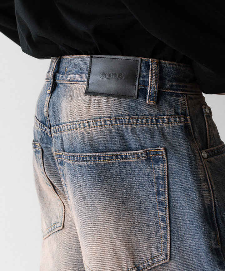 CODA コーダのDUST INDIGO ACID WASH BREAK CUT FLARED JEANSのDUST INDIGO 公式通販サイトsession福岡セレクトショップ