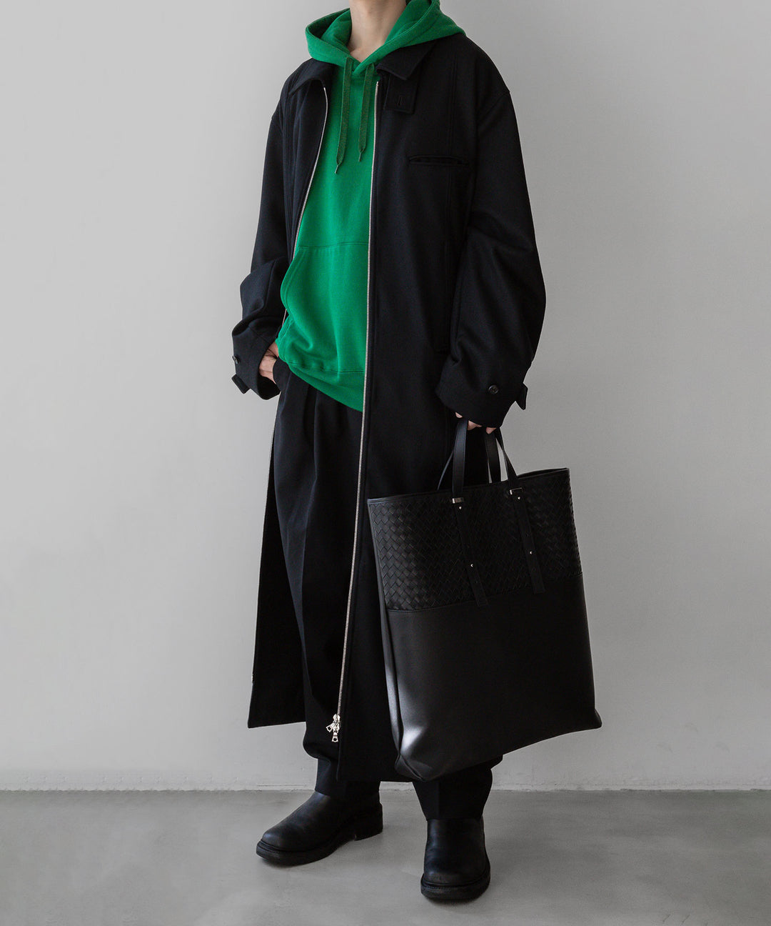 stein(シュタイン)のOVERSIZED UNTWISTED YARN SWEAT HOOD LSのGREEN 公式通販サイトsession福岡セレクトショップ