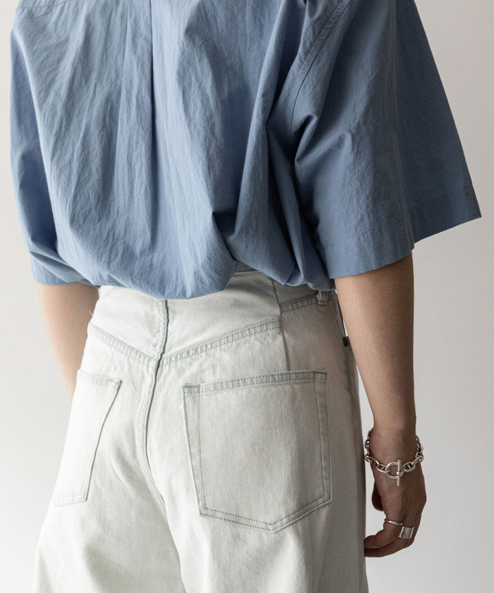 stein(シュタイン)の23AWコレクションVINTAGE REPRODUCTION DAMAGE WIDE DENIM JEANSのLT.INDIGO