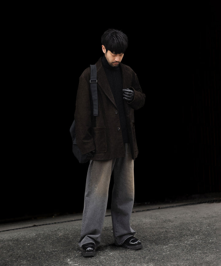 ssstein(シュタイン)のCOW NUBUCK BLAZER - DARK BROWNの公式通販サイトsession福岡セレクトショップ