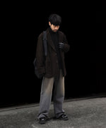 画像をギャラリービューアに読み込む, ssstein(シュタイン)のCOW NUBUCK BLAZER - DARK BROWNの公式通販サイトsession福岡セレクトショップ
