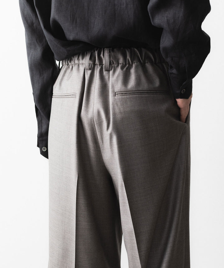 ssstein(シュタイン)のEXTRA FINE WOOL EASY LONG WIDE TROUSERS - GREIGEの公式通販サイトsession福岡セレクトショップ