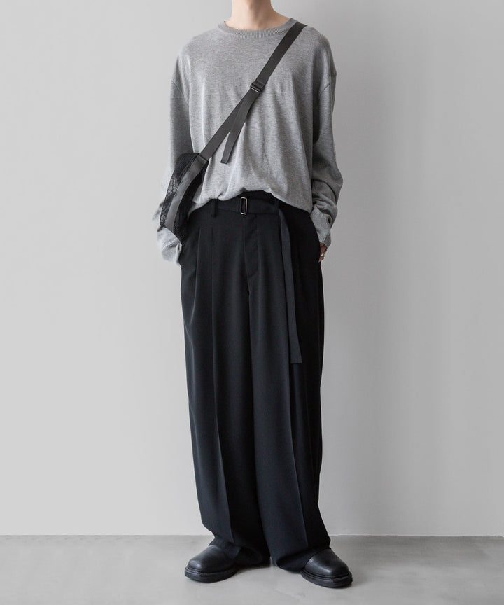 【INTÉRIM】インテリムの服 SEA ISLAND CREW KNIT - GRAY公式通販サイトsession福岡セレクトショップ