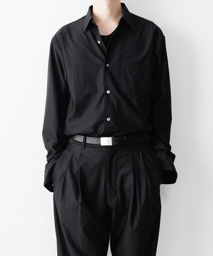 KANEMASA PHIL. カネマサフィルの36G WOOL TROUSERSのBLACK 公式通販サイトsession福岡セレクトショップ