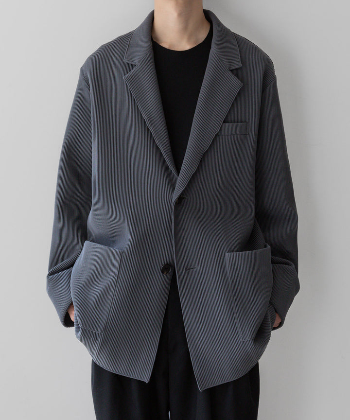 【stein】シュタインのグラデーションプリーツジャケット 公式通販 OVERSIZED GRADATION PLEATS JACKET - N.GREY