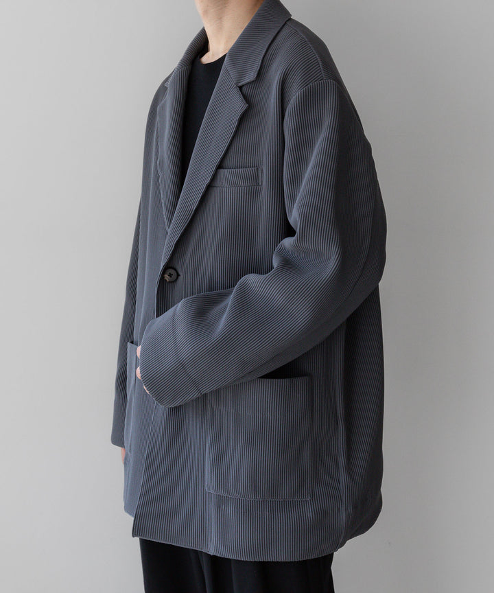 【stein】シュタインのグラデーションプリーツジャケット 公式通販 OVERSIZED GRADATION PLEATS JACKET - N.GREY