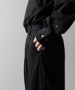 画像をギャラリービューアに読み込む, ssstein(シュタイン)の24AWコレクション SILK NEP CLOTH EASY WIDE TROUSERS - BLACK 公式通販サイトsession福岡セレクトショップ
