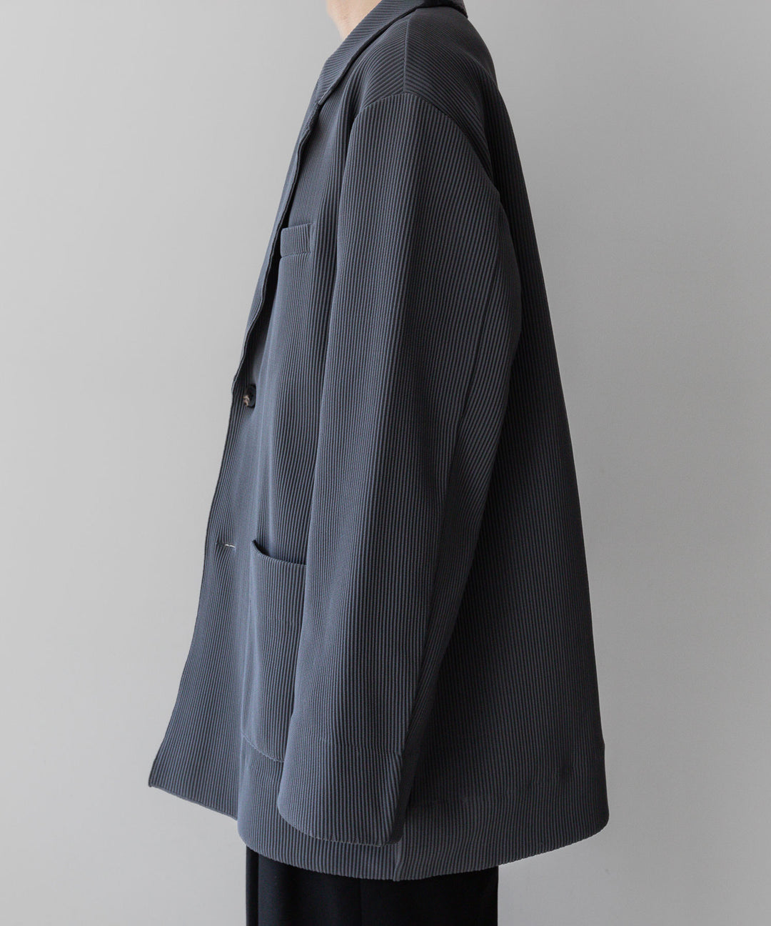 【stein】シュタインのグラデーションプリーツジャケット 公式通販 OVERSIZED GRADATION PLEATS JACKET - N.GREY