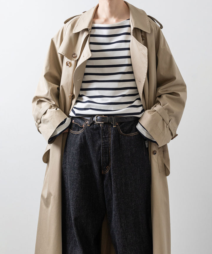 INTÉRIM インテリム 23ss HYPER BIG SUVIN GIZA BASQUE BORDER SHIRT sessionセッション福岡セレクトショップ 公式通販サイト