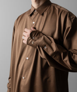 KANEMASA PHIL. カネマサフィルの46G MODEST SHIRT - COYOTEの公式通販サイトsession福岡セレクトショップ