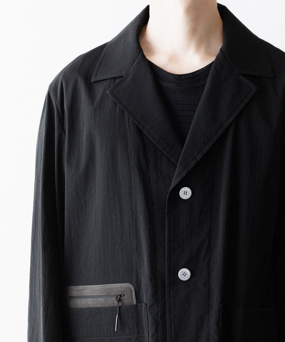 paratrait-パラトレイトのBARK SKIN JACKETのBLACK公式通販サイトsession福岡セレクトショップ