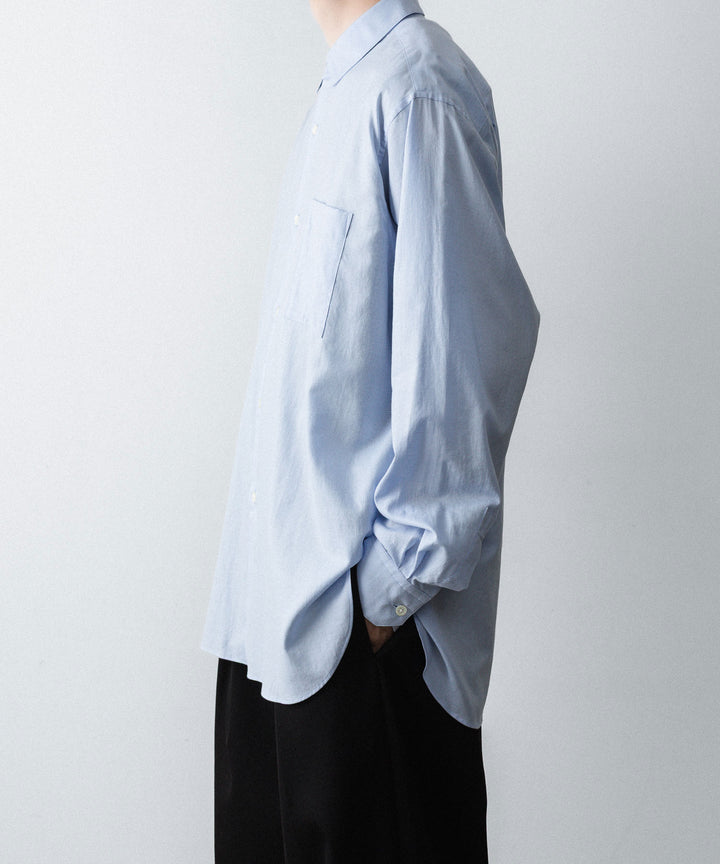 ssstein(シュタイン)のCOTTON SILK OVERSIZED LS SHIRT - SAXの公式通販サイトsession福岡セレクトショップ