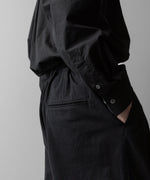 画像をギャラリービューアに読み込む, ssstein(シュタイン)の24AWコレクション SILK NEP CLOTH EASY WIDE TROUSERS - BLACK 公式通販サイトsession福岡セレクトショップ
