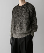 画像をギャラリービューアに読み込む, 【ssstein】GLITTER FUR KNIT GRADATION CREW NECK LS - GRADATION
