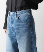 画像をギャラリービューアに読み込む, ssstein(シュタイン)のDEFORMATION WIDE DENIM PANTS - INDIGOの公式通販サイトsession福岡セレクトショップ
