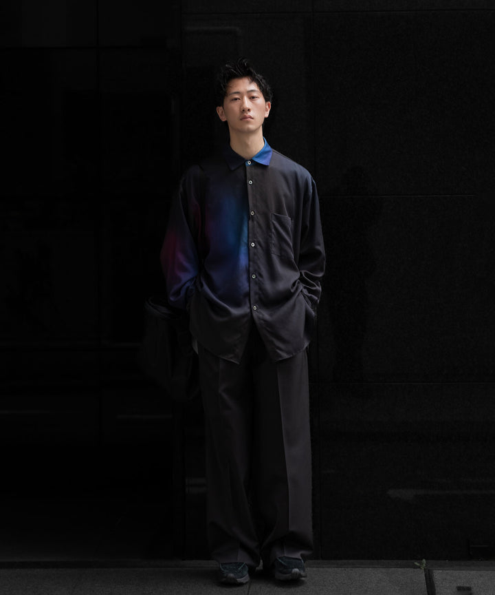 【stein】ssstein シュタインのOVERSIZED TENCEL LS SHIRT - GRADATION公式通販サイトsession福岡セレクトショップ