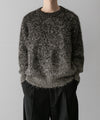 【ssstein】GLITTER FUR KNIT GRADATION CREW NECK LS - GRADATION
