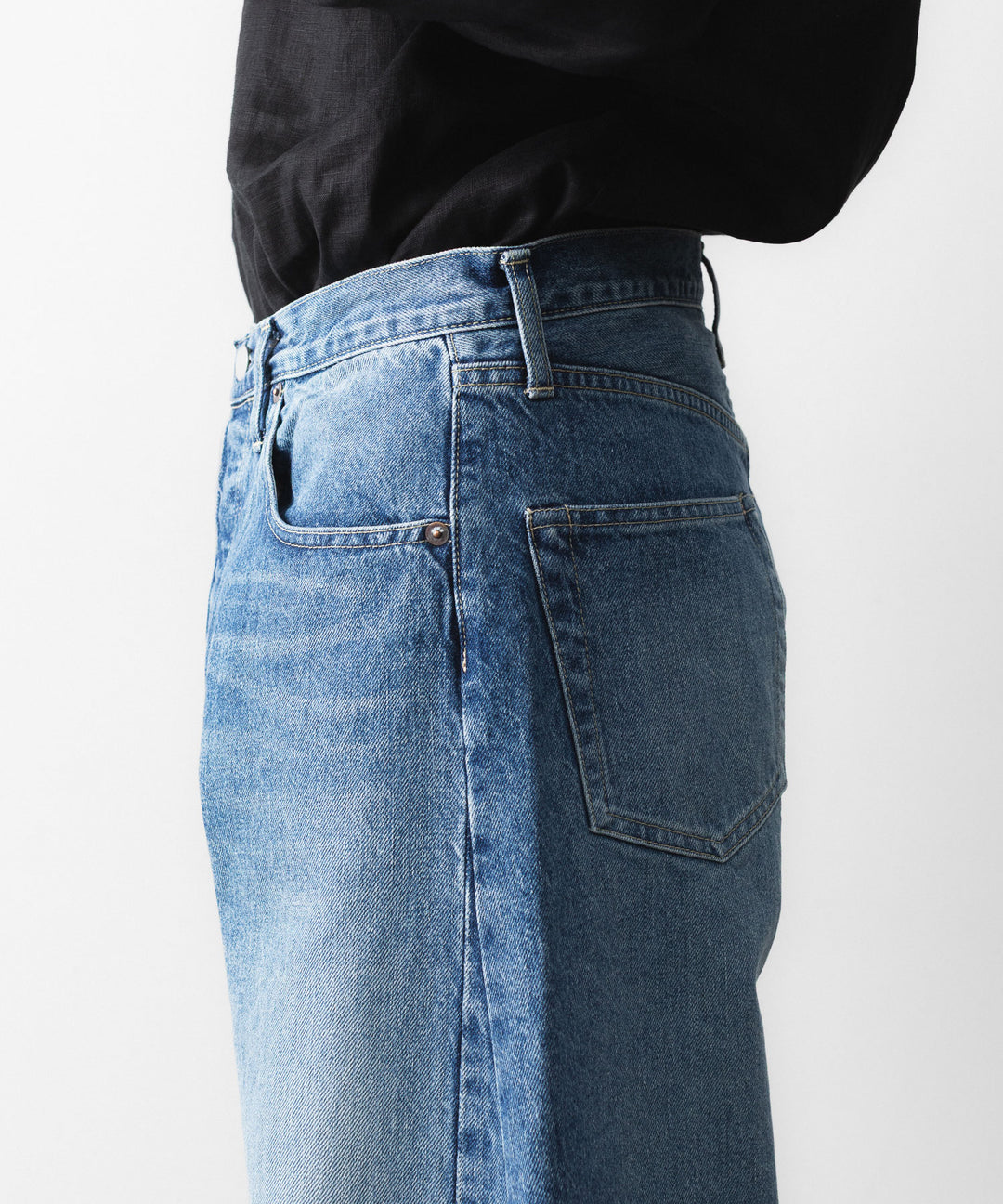 ssstein(シュタイン)のDEFORMATION WIDE DENIM PANTS - INDIGOの公式通販サイトsession福岡セレクトショップ