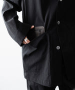 画像をギャラリービューアに読み込む, paratrait-パラトレイトのBARK SKIN JACKETのBLACK公式通販サイトsession福岡セレクトショップ
