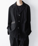画像をギャラリービューアに読み込む, paratrait-パラトレイトのBARK SKIN JACKETのBLACK公式通販サイトsession福岡セレクトショップ
