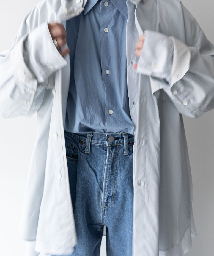stein(シュタイン)の23AWコレクションVINTAGE REPRODUCTION DAMAGE WIDE DENIM JEANSのINDIGO