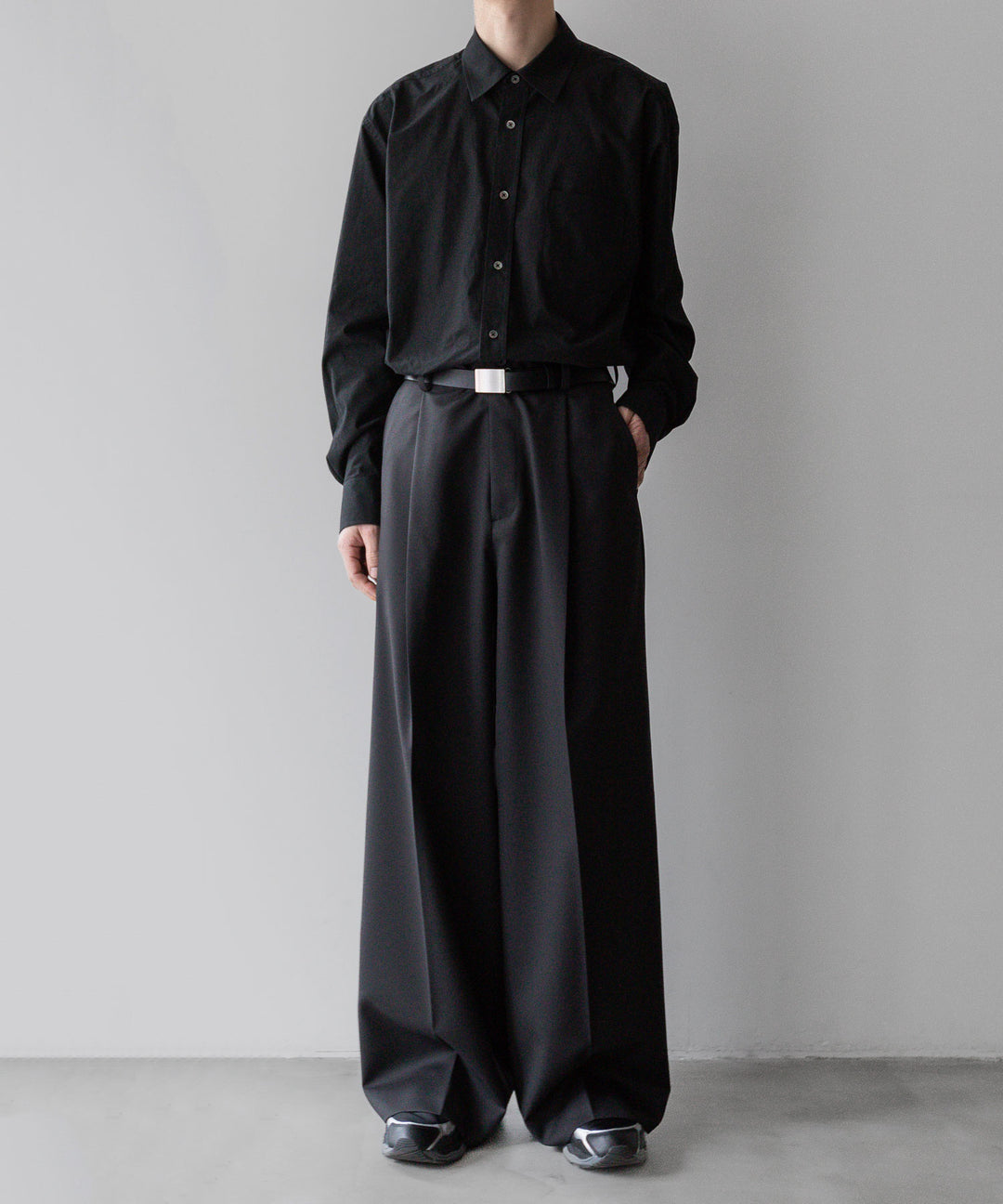 ssstein シュタインのEXTRA WIDE TROUSERS DARK CHARCOAL公式通販サイトsession福岡セレクトショップ