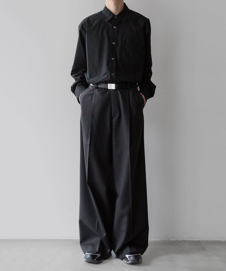 ssstein シュタインのEXTRA WIDE TROUSERS DARK CHARCOAL公式通販サイトsession福岡セレクトショップ