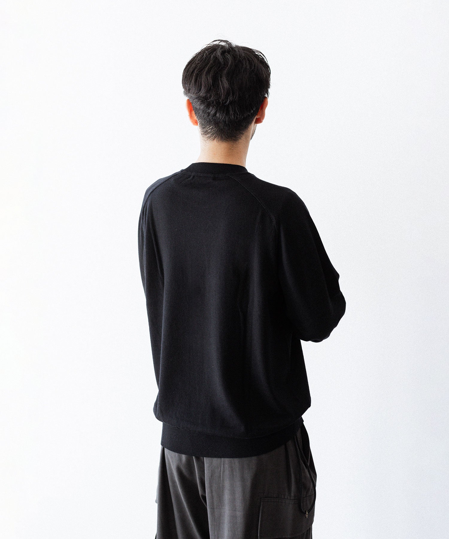 UMEDA ウメダニットの12GG CREW NECK PULLOVER - BLACKの公式通販サイトsession福岡セレクトショップ