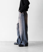 画像をギャラリービューアに読み込む, CODA コーダのDUST INDIGO ACID WASHED EXTENDED CUT LUFT JEANSのDUST INDIGO 公式通販サイトsession福岡セレクトショップ
