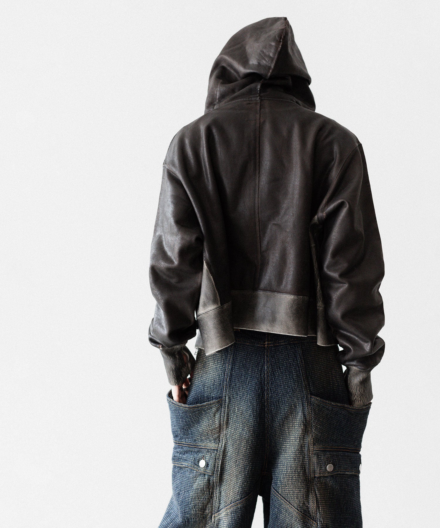 【SUBLATIONS】SASHIKO BANANA CUTTING PANTS - SASHIKO INDIGO