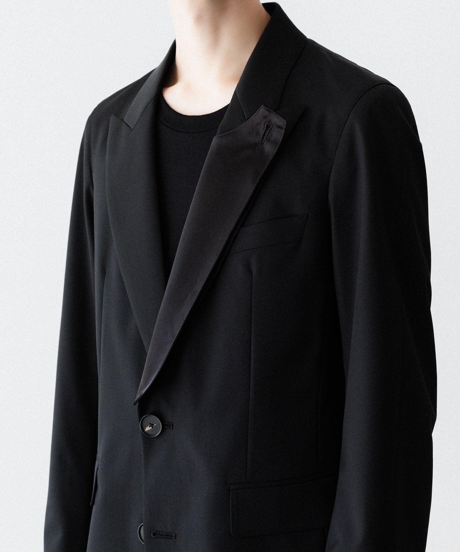 SUBLATIONS サブレーションズのSUPER140 SINGLE BREASTED JACKETのBLACK 公式通販サイトsession福岡セレクトショップ