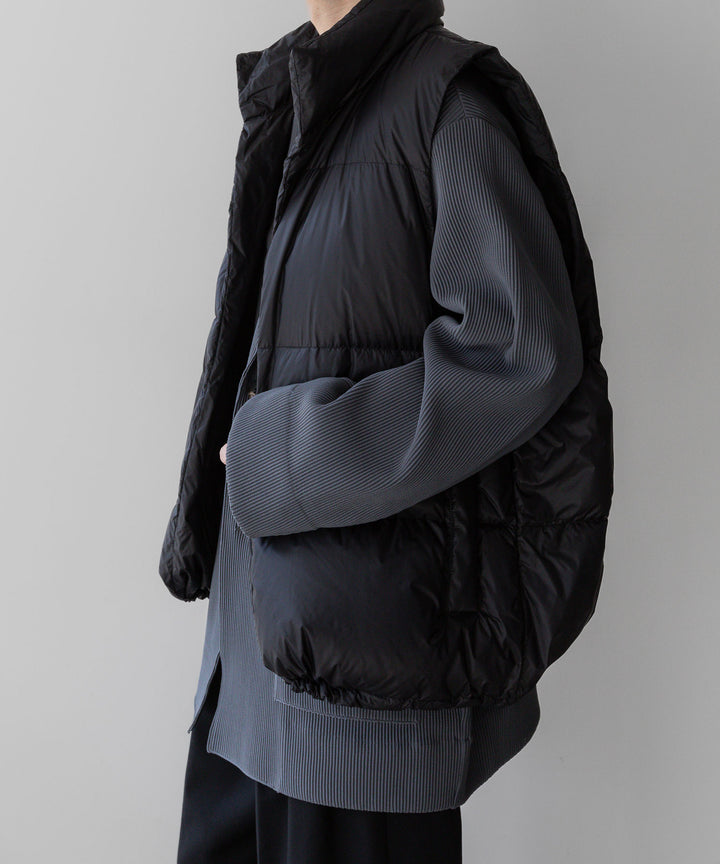 【stein】シュタインのグラデーションプリーツジャケット 公式通販 OVERSIZED GRADATION PLEATS JACKET - N.GREY