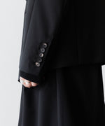 画像をギャラリービューアに読み込む, SUBLATIONS サブレーションズのSUPER140 SINGLE BREASTED JACKETのBLACK 公式通販サイトsession福岡セレクトショップ
