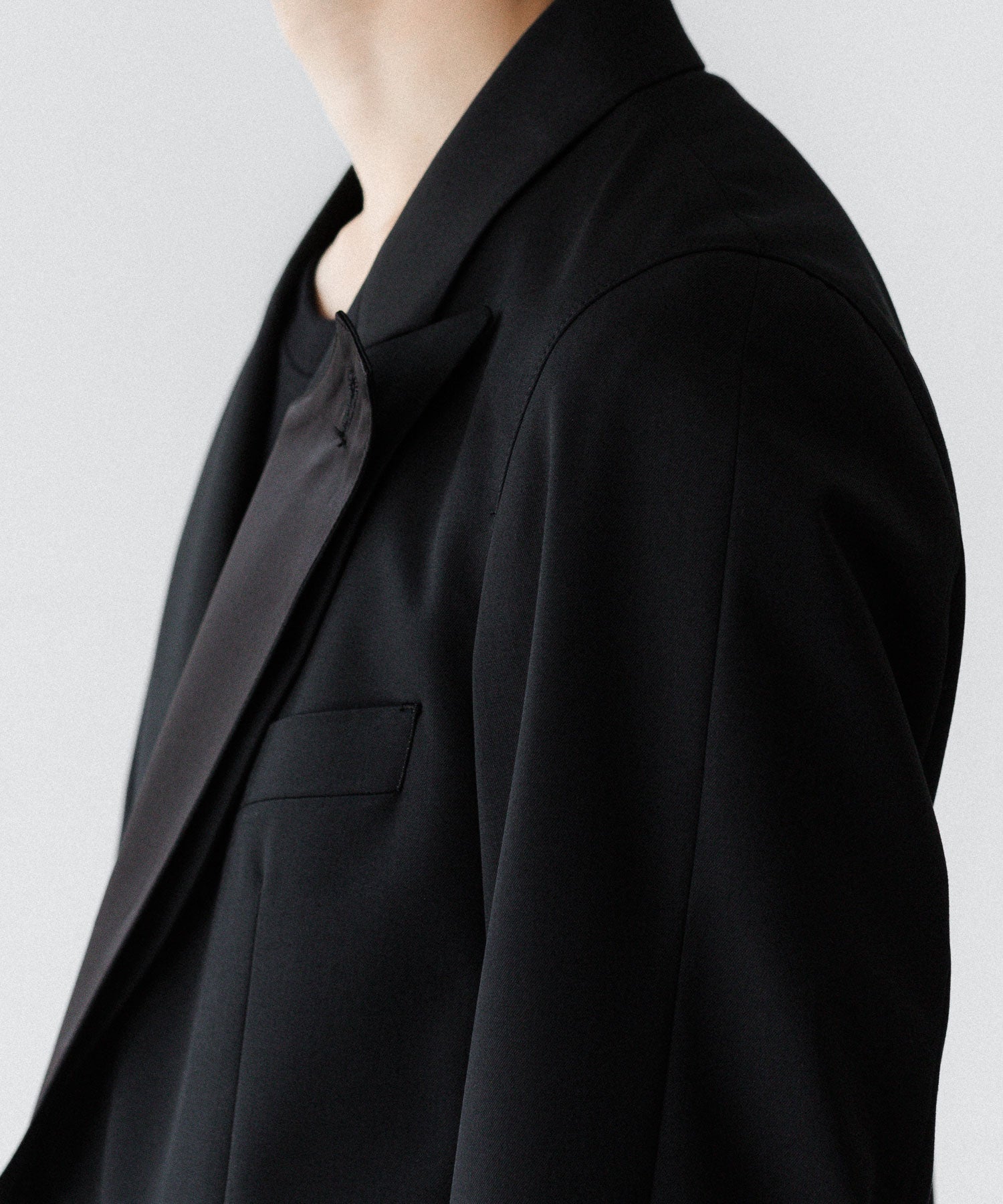 SUBLATIONS サブレーションズのSUPER140 SINGLE BREASTED JACKETのBLACK 公式通販サイトsession福岡セレクトショップ