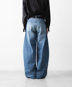 画像をギャラリービューアに読み込む, ssstein(シュタイン)のDEFORMATION WIDE DENIM PANTS - INDIGOの公式通販サイトsession福岡セレクトショップ
