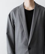 画像をギャラリービューアに読み込む, ato(アトウ)のONE BUTTON DEEP V-ZONE JACKET - TOP GREYの公式通販サイトsession福岡セレクトショップ
