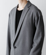 画像をギャラリービューアに読み込む, ato(アトウ)のONE BUTTON DEEP V-ZONE JACKET - TOP GREYの公式通販サイトsession福岡セレクトショップ
