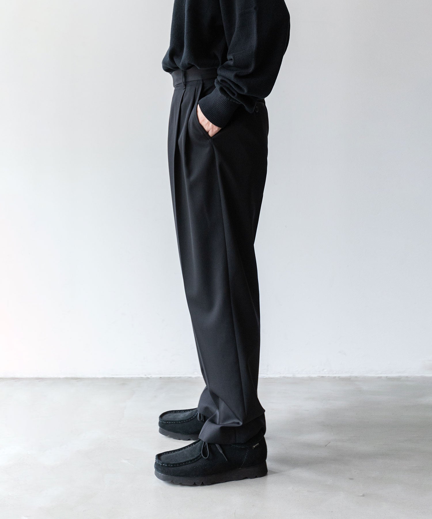 stein】EX WIDE TAPERED BARE ZIP TROUSERS | 公式通販サイト session