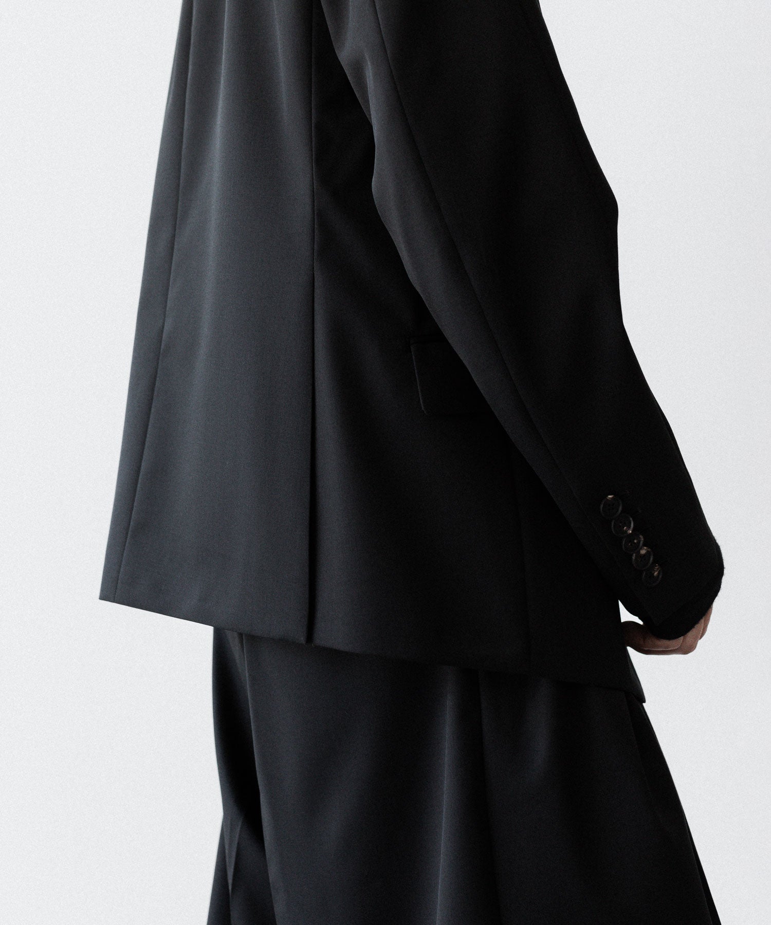 SUBLATIONS サブレーションズのSUPER140 SINGLE BREASTED JACKETのBLACK 公式通販サイトsession福岡セレクトショップ