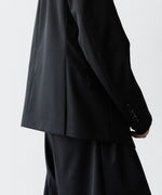 画像をギャラリービューアに読み込む, SUBLATIONS サブレーションズのSUPER140 SINGLE BREASTED JACKETのBLACK 公式通販サイトsession福岡セレクトショップ
