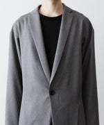 画像をギャラリービューアに読み込む, ato(アトウ)のONE BUTTON DEEP V-ZONE JACKET - TOP GREYの公式通販サイトsession福岡セレクトショップ
