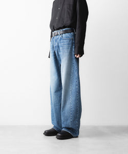 ssstein / シュタイン】DEFORMATION WIDE DENIM PANTS - INDIGO | 公式