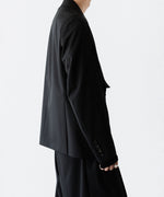 画像をギャラリービューアに読み込む, SUBLATIONS サブレーションズのSUPER140 SINGLE BREASTED JACKETのBLACK 公式通販サイトsession福岡セレクトショップ
