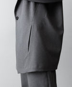 画像をギャラリービューアに読み込む, ato(アトウ)のONE BUTTON DEEP V-ZONE JACKET - TOP GREYの公式通販サイトsession福岡セレクトショップ
