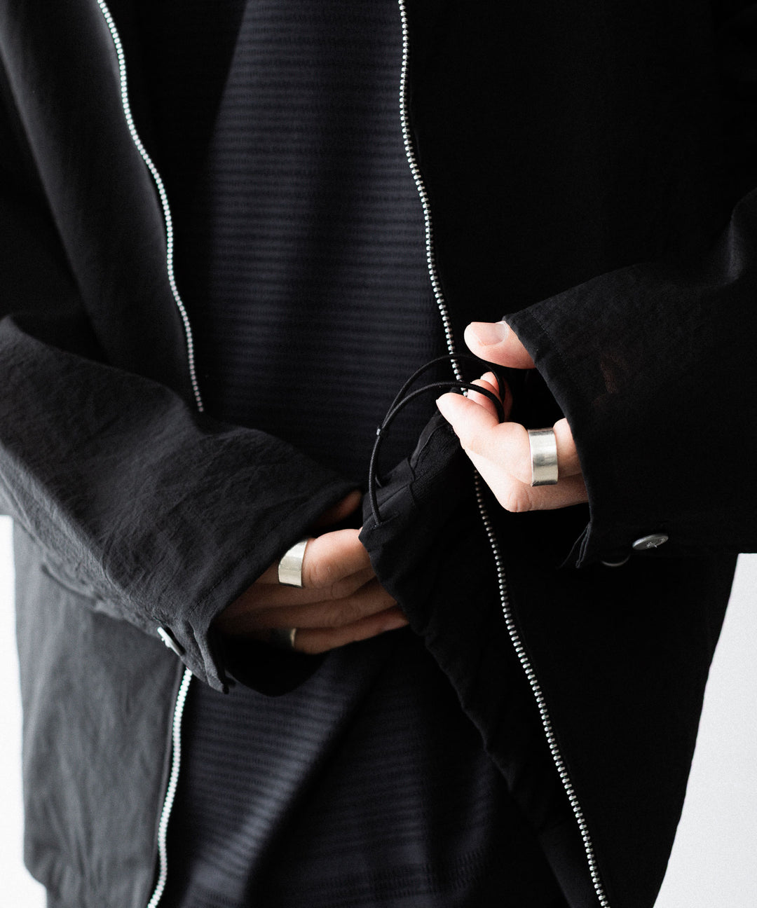 paratrait-パラトレイトのBARK SKIN BLOUSONのBLACK公式通販サイトsession福岡セレクトショップ