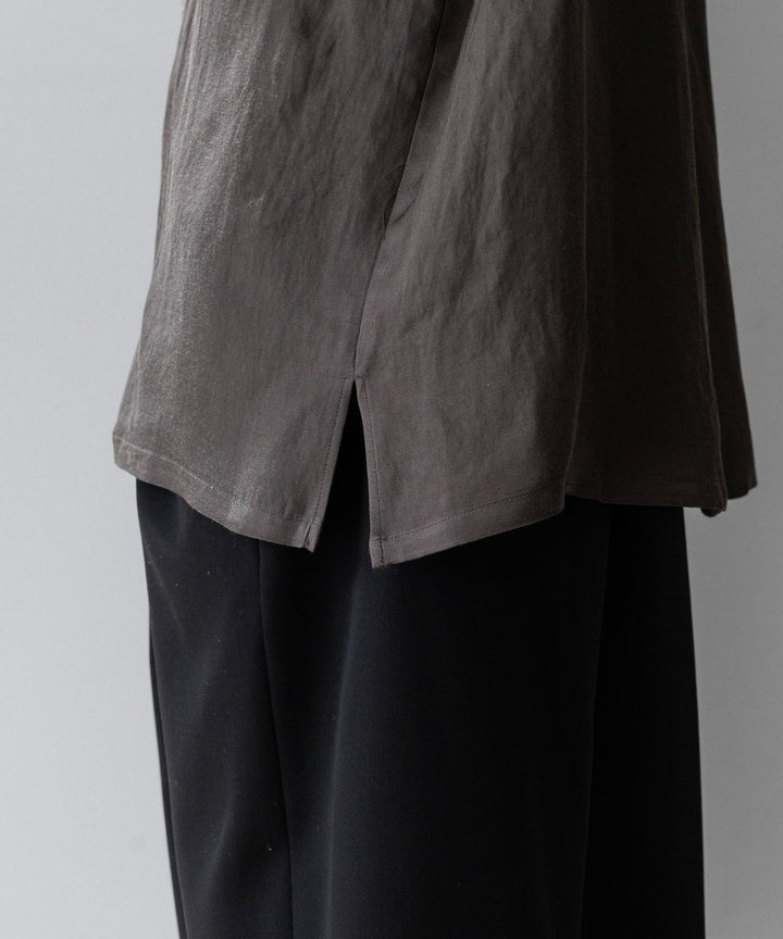 ssstein(シュタイン)のVIS/LI TWILL OVERSIZED OPEN COLLAR SS SHIRT - KHAKIの公式通販サイトsession福岡セレクトショップ
