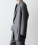 画像をギャラリービューアに読み込む, ato(アトウ)のONE BUTTON DEEP V-ZONE JACKET - TOP GREYの公式通販サイトsession福岡セレクトショップ
