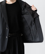 画像をギャラリービューアに読み込む, SUBLATIONS サブレーションズのSUPER140 SINGLE BREASTED JACKETのBLACK 公式通販サイトsession福岡セレクトショップ
